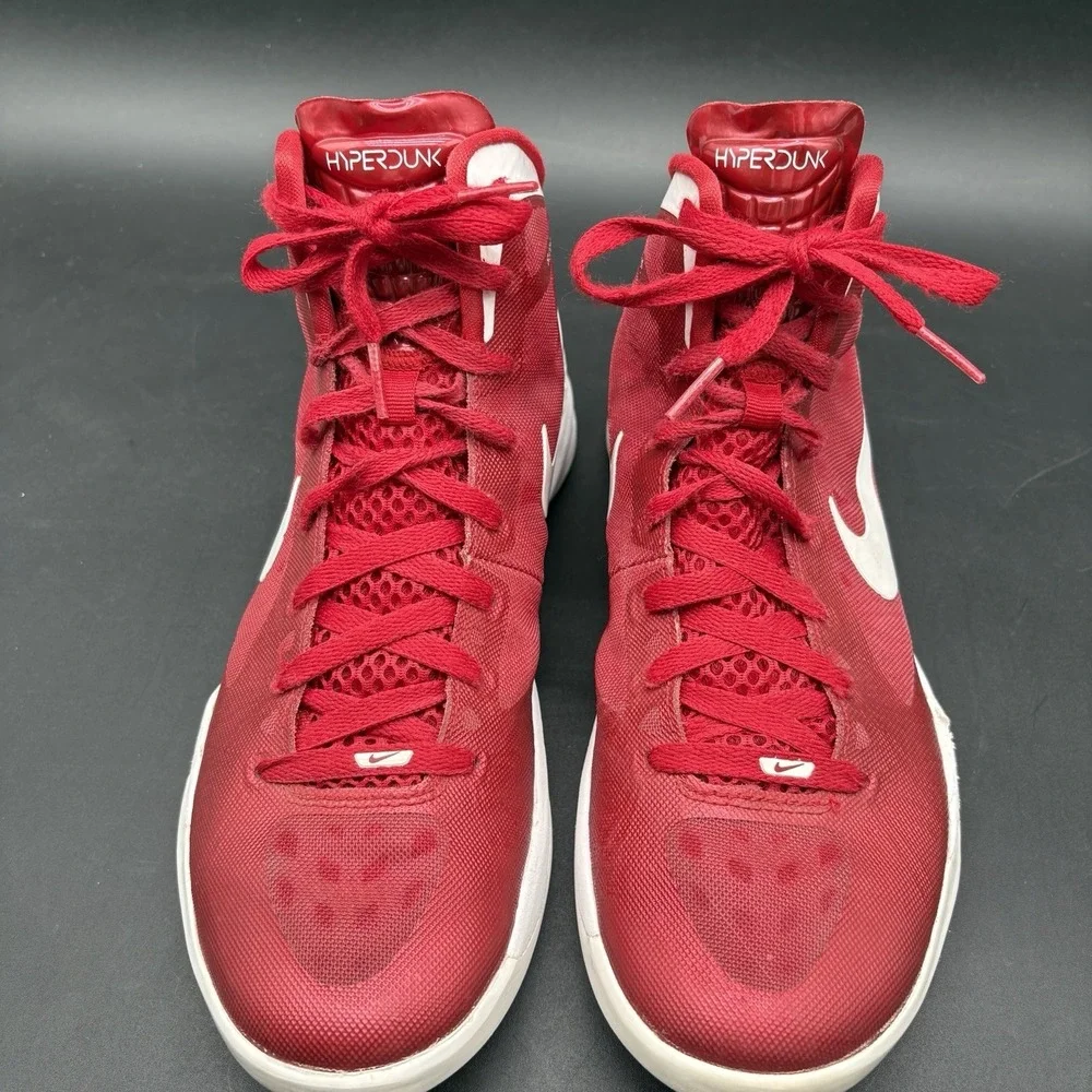 Nike Hyperdunk Flywire Red White Basketball Shoes US 9 454143-600